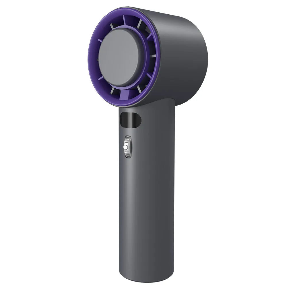 Portable handheld turbo fan with semiconductor refrigeration 3000mAh battery white cold compress
