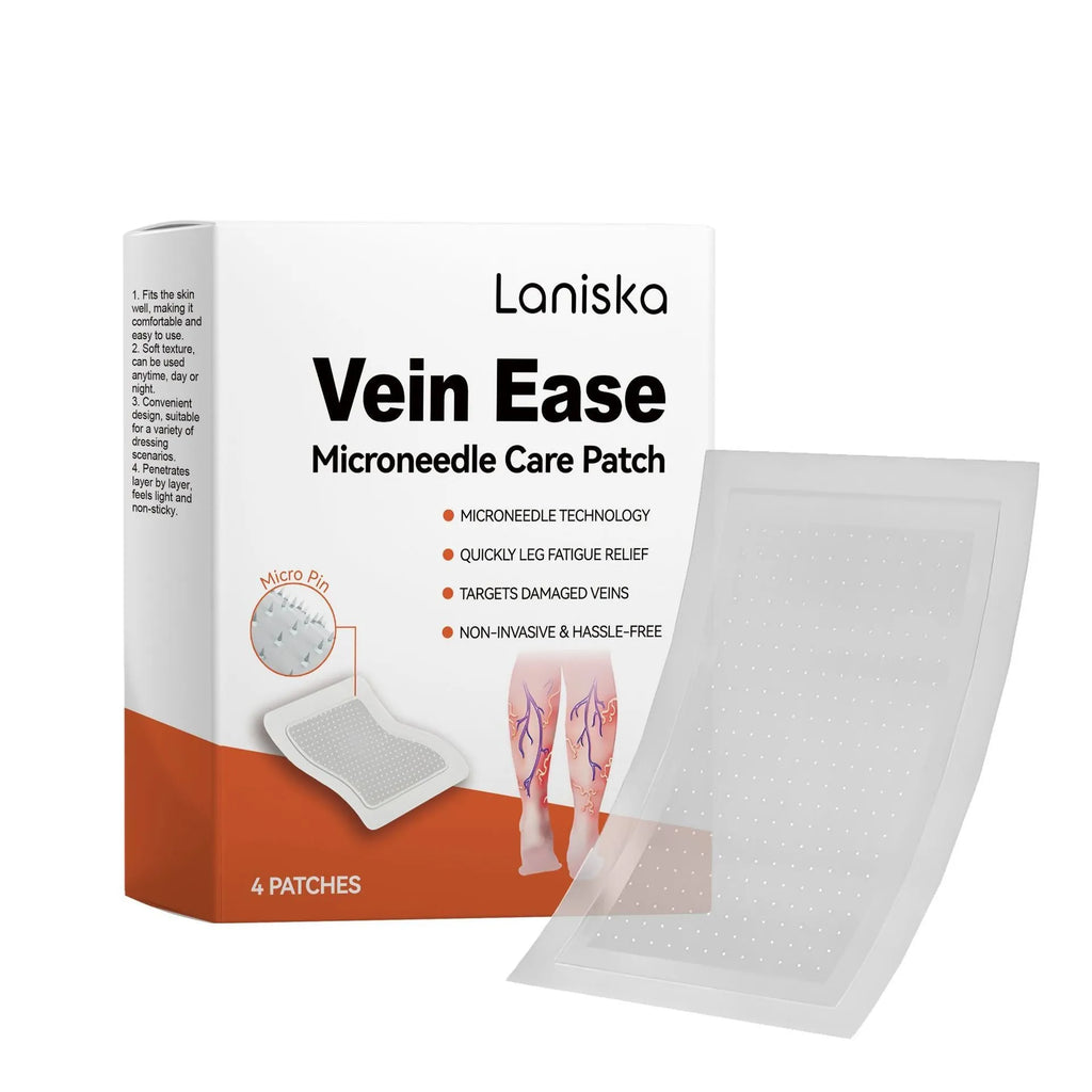 Laniska leg nursing adhesive bandage 4 patches packaging for leg discomfort care