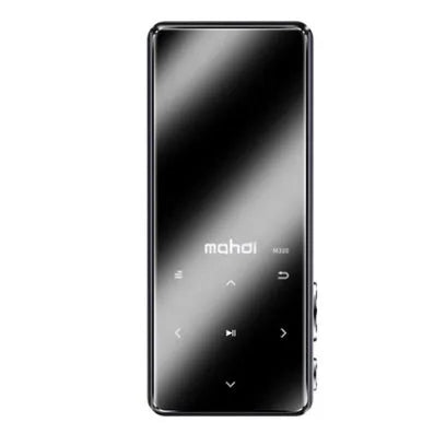 Portable MP3 player with 2.4-inch touch screen in black silver blue or red colour options