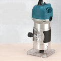 800W electric wood polishing trimmer with aluminium casing, 220V AC, no-load speed 30000rpm, 2cm depth
