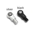 Aluminium alloy shock absorber round head with 16mm diameter, black or silver finish