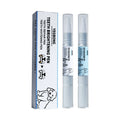 Pet teeth whitening pen with 3ml+3ml formula and dental brush applicator for dog and cat dental care