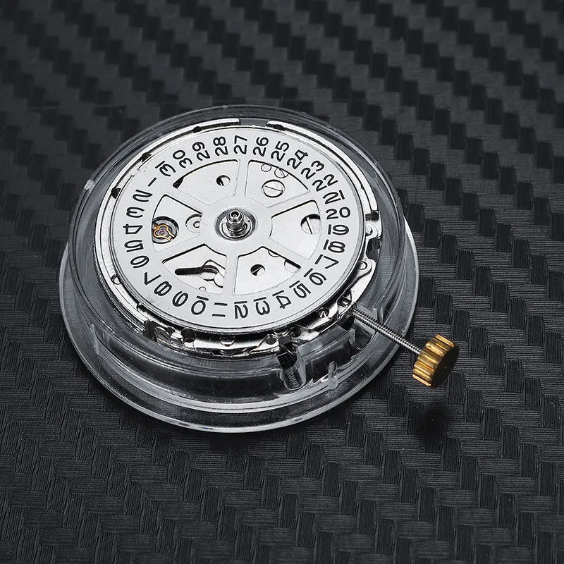 8215 automatic movement replacement in stainless steel silver 25mm for watch repair
