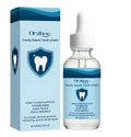 60ml bottle of dental restorative fluid with hydroxyapatite and theobromine ingredients