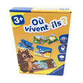 French language puzzle toy with 12 matching pairs for children aged 2+ with paper construction