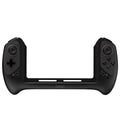 Black Bluetooth wireless gamepad for Nintendo Switch with ergonomic grip and textured joystick