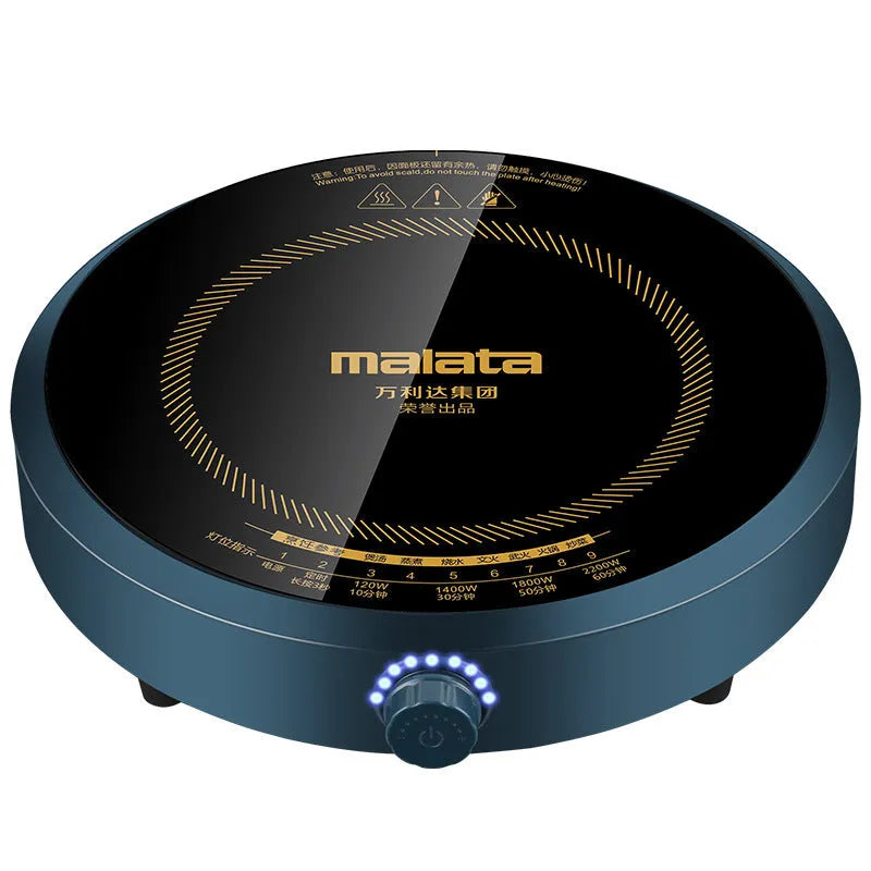 Household induction cooker 2200W circular knob-type 270mm energy-saving countertop cooking appliance