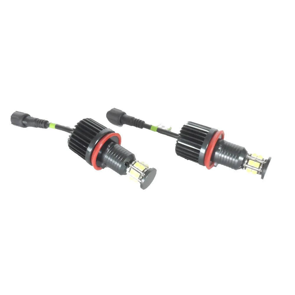 E92 120W LED angel eye light 6 sides 12 lamp beads H11 plug for BMW headlight IP66 waterproof
