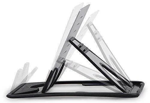Black card phone holder desktop stand 8.5cm by 5cm for mobile phone