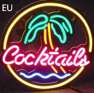 LED coffee neon billboard with PVC shell and mixed colour lighting