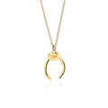 Vintage geometric pendant necklace with adjustable chain in gold or silver electroplated finish