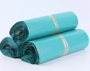 PE plastic courier bag with sticker seal, 100pcs bundle, available in multiple sizes and colours