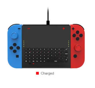 Black Nintendo Switch felt carrying pouch showing game card slots and dual compartments.