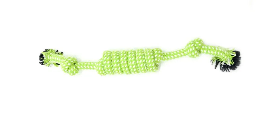 12-piece cotton rope pet toy set in assorted colours for bite-resistant interactive dog play