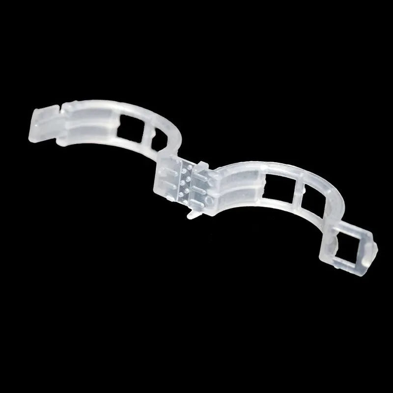 50-piece set of plastic garden plant grafting clips for tomato and twig support