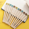 Deli A540 gel pen 0.38mm black fine needle tube cap closure plastic barrel