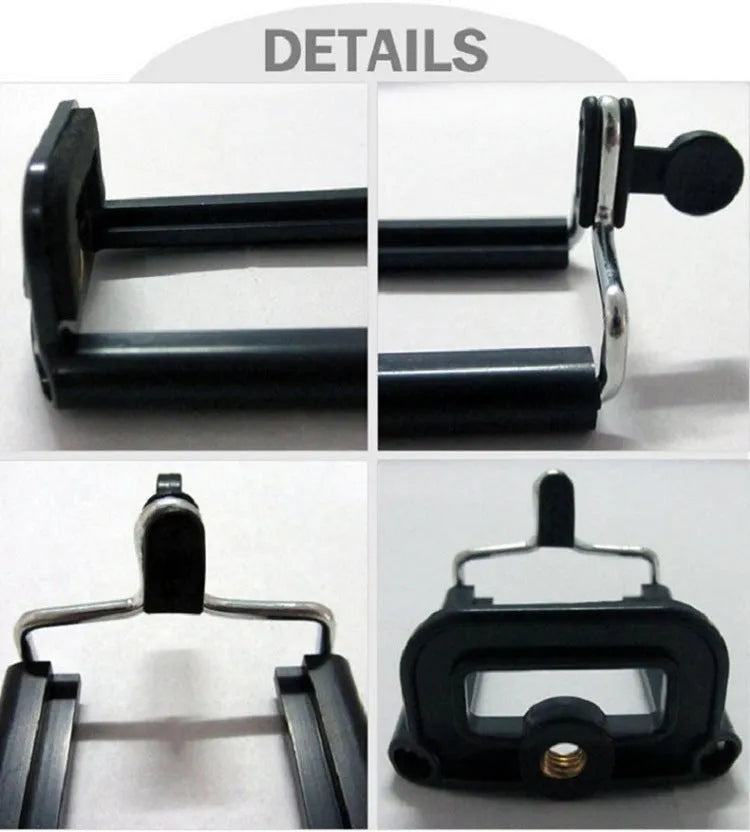 Black octopus tripod with flexible rubber legs and spherical gimbal, 30cm tall