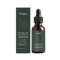 Rosemary hair care oil in 50ml bottle with ingredients including rosemary leaf oil, ginger root oil, and castor oil for hair nourishment
