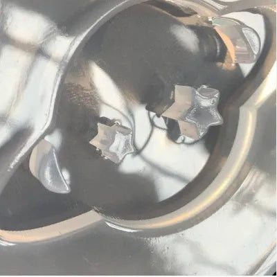 Full mirror planet DIY epoxy mould made of silicone, size 6.5 by 0.9 cm, for resin casting