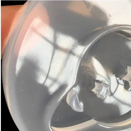 Full mirror planet DIY epoxy mould made of silicone, size 6.5 by 0.9 cm, for resin casting