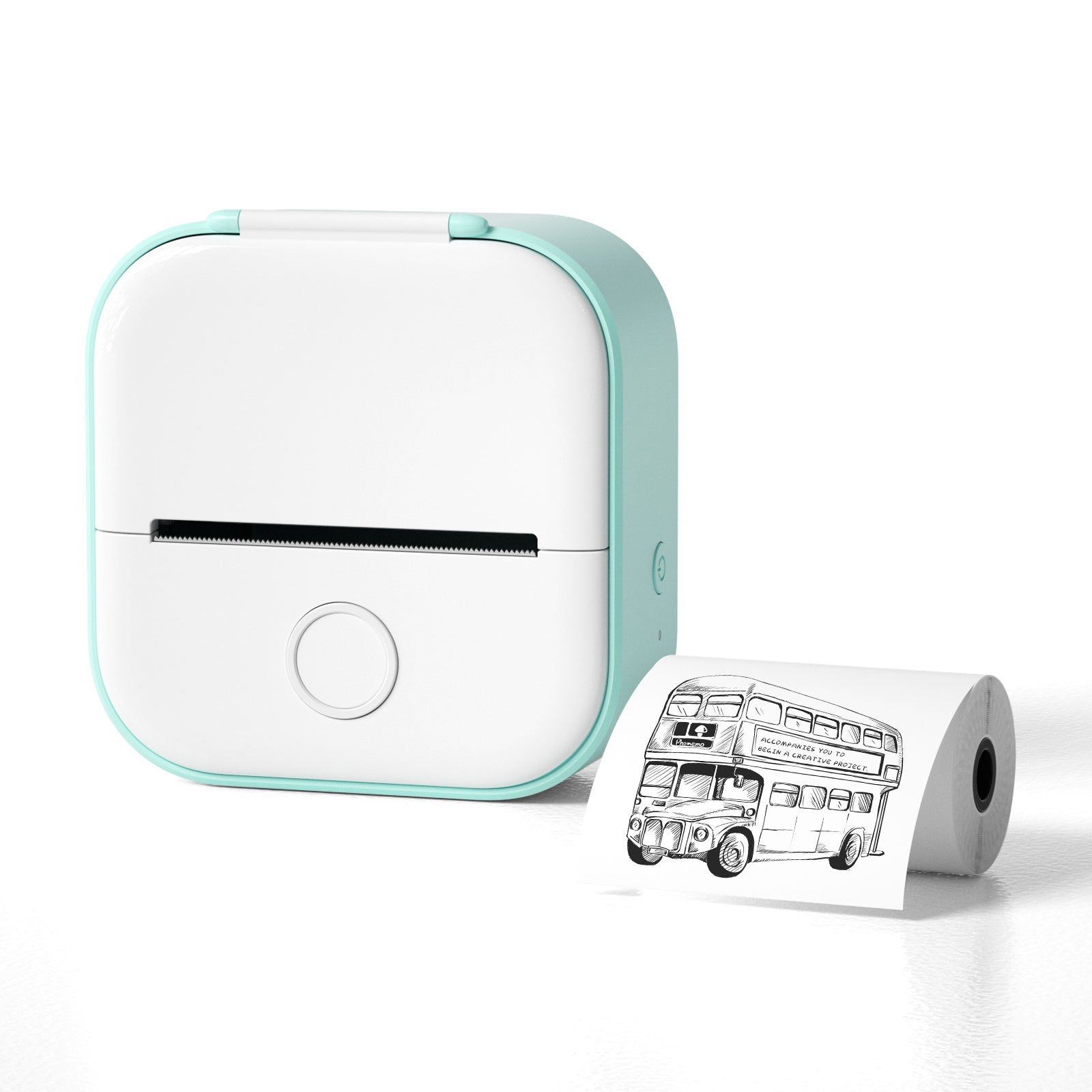 Portable Mini Thermal Printer - Wireless Inkless Bluetooth Label & Photo Maker for Study Notes, Home Organisation & Price Tags