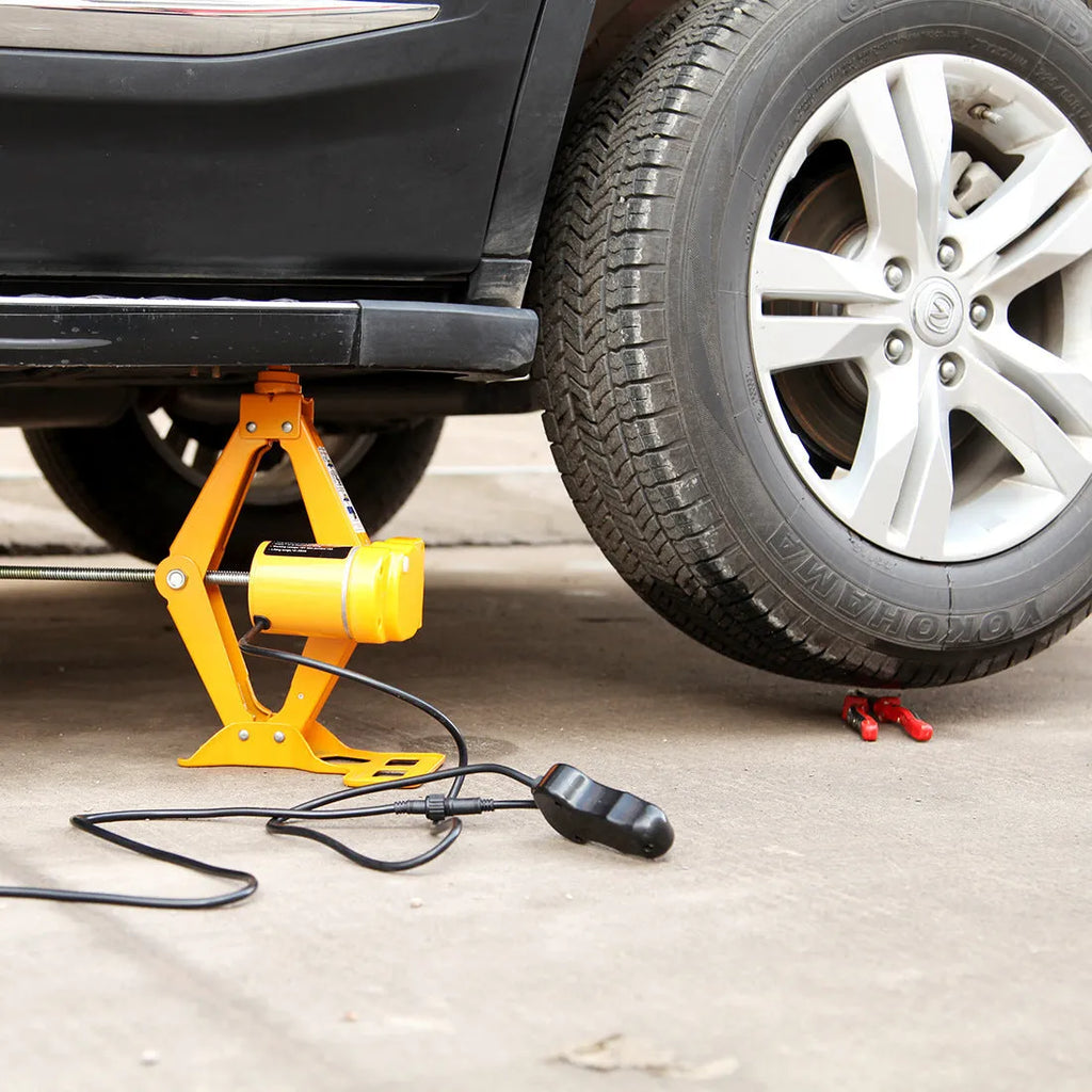 Hydraulic electric jack kit with 2-tonne capacity and 120-350mm height range