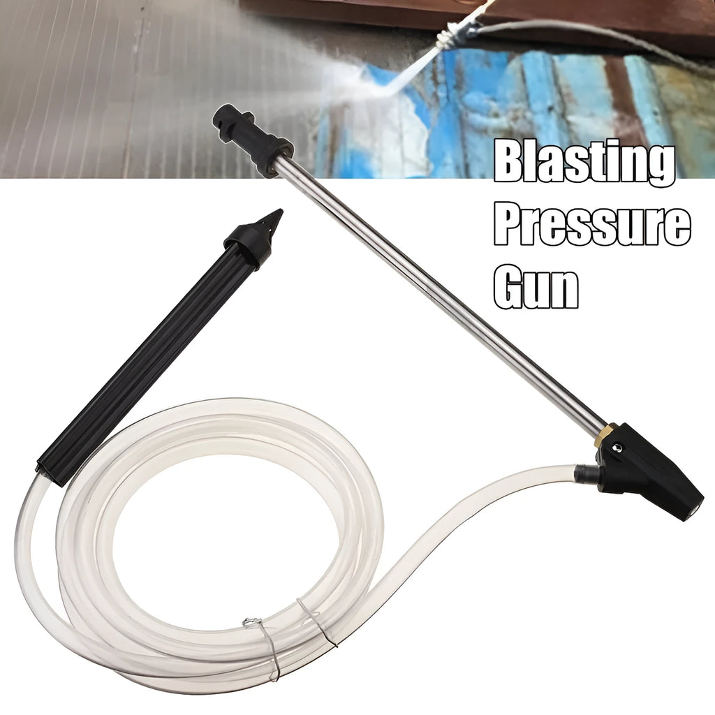 Derusting ceramic nozzle with copper connector and 1/4 quick plug for high pressure sand blasting