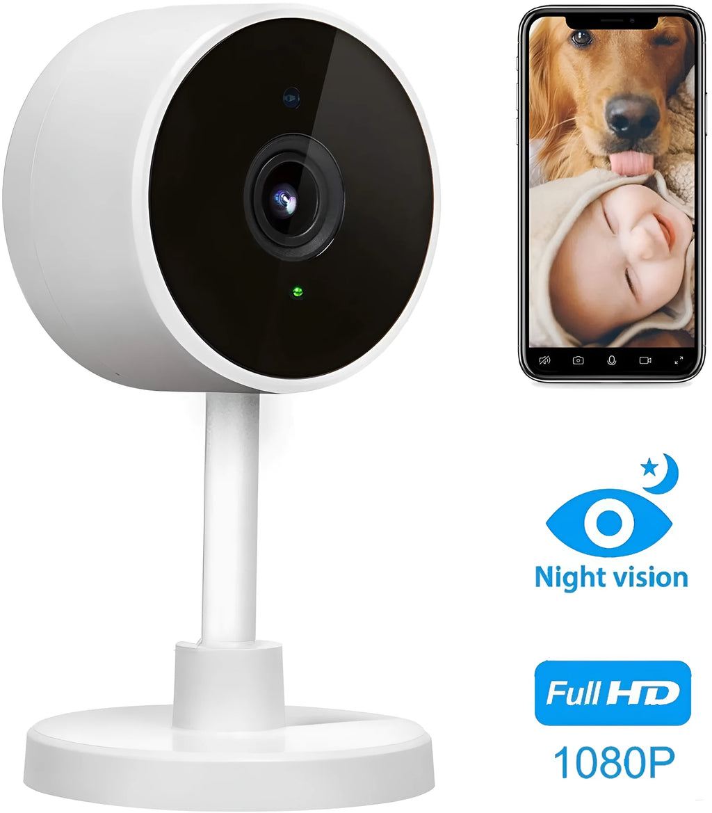 White Flash Fish SKX10 wireless security camera with gun-style design