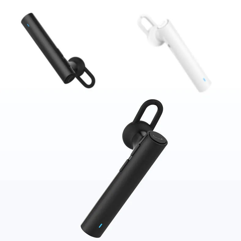 Wireless Bluetooth headset 5.6cm compact black on white background