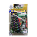 64 LED dazzler shower tree light string with dimming and colour change on a Christmas tree