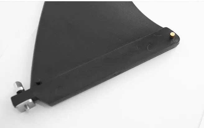 SUP plastic removable fish fin paddle accessory with screw mounting