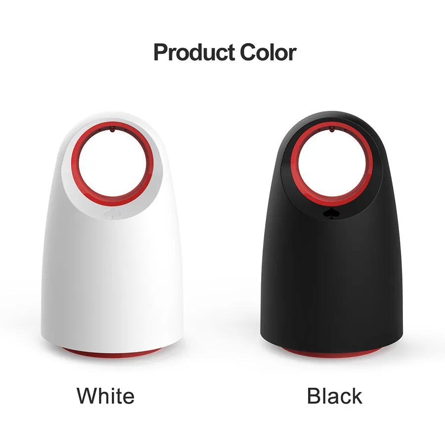 Black or white USB-powered mosquito killer lamp with compact 12x12x21.5cm dimensions