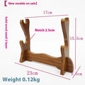 Chinese style solid wood multi layer bracket shelf with choice of 1 to 4 tiers.
