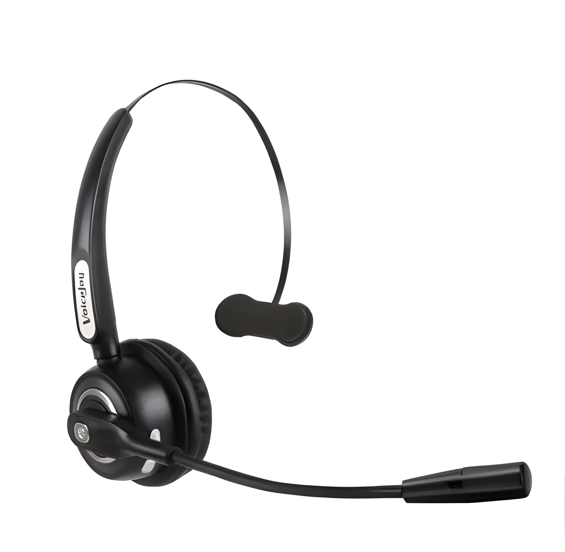 Truck driver Bluetooth headset with microphone showing lightweight design for comfortable extended wear