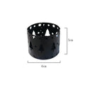 Black iron Christmas deer candlestick holder with creative elk bracket design