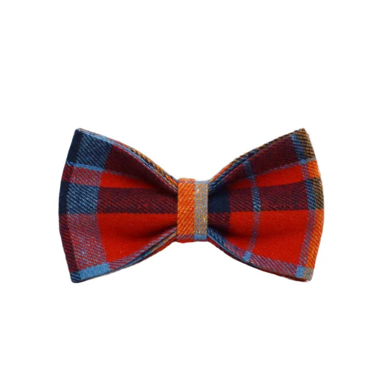 Fashion Bow Gentleman Pet Collar set with cloth collar, leash, bow, and vest for dogs