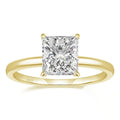 Simple geometric 925 silver women's ring with round zirconium detail in gold, rose gold, or silver finish.
