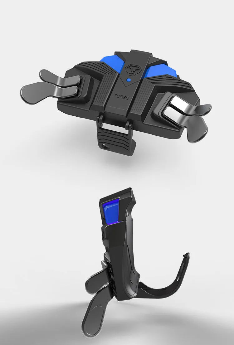Black PS4 gamepad back button accessory with Type-C connection and 3-metre cable