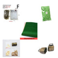 Alloy gold coin treasure box miniature dollhouse accessories with metallic finish