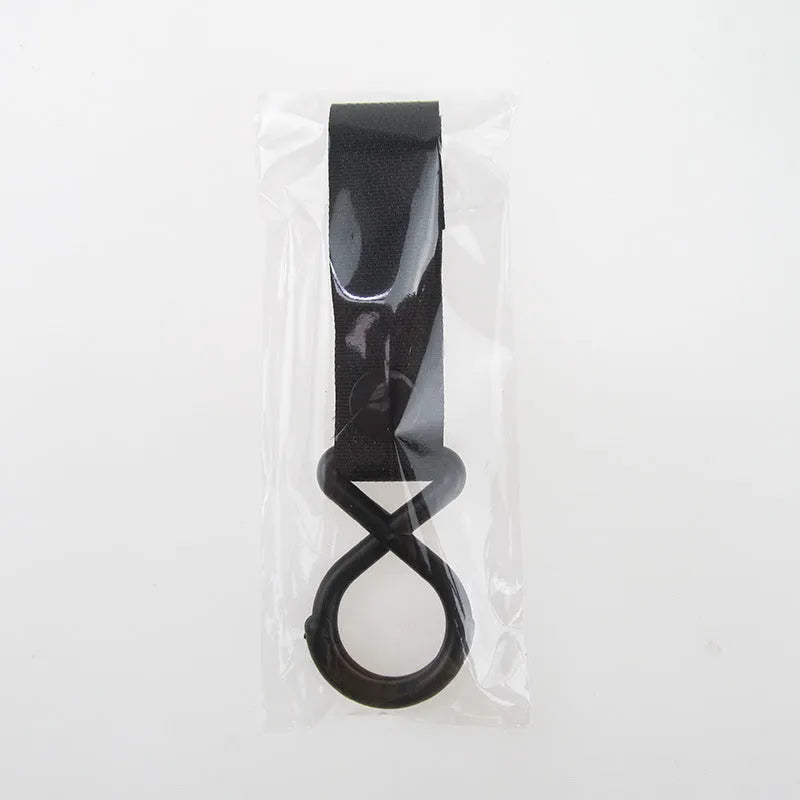 Nylon luggage velcro hook in assorted colours on an independent OPP pack.