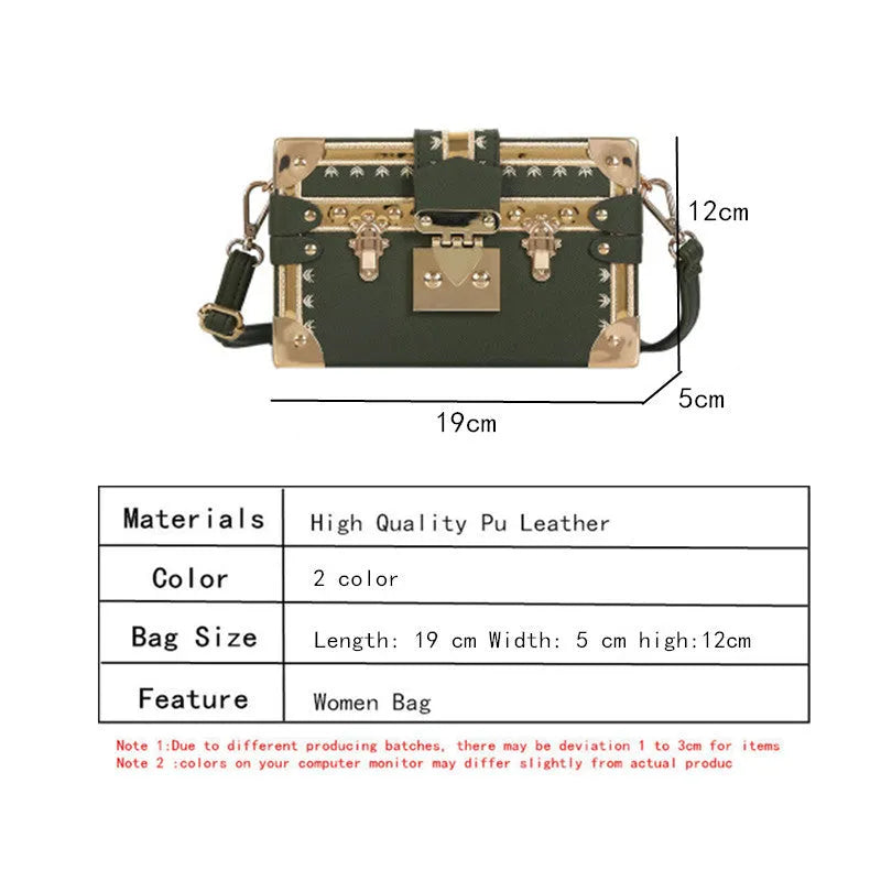 Hard-structured women's black PU leather shoulder bag with flap and rivet decoration