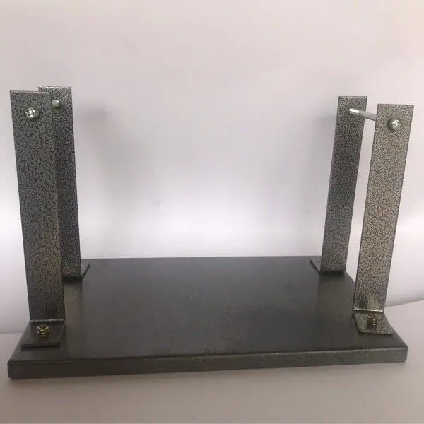 Black iron flip chip bracket for portable electric planers measuring 285mm length