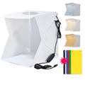 40cm folding studio LED soft light box with adjustable colour temperature and six-colour backgrounds