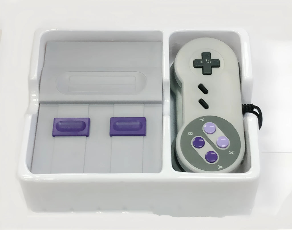 FC Red And White Classic TV Game Console in grey with HDMI output for retro 8-bit gaming