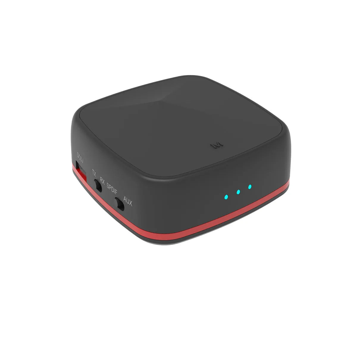 Optical fiber Bluetooth 5.0 adapter CSR8675 black with AUX and SPDIF ports TX RX switch