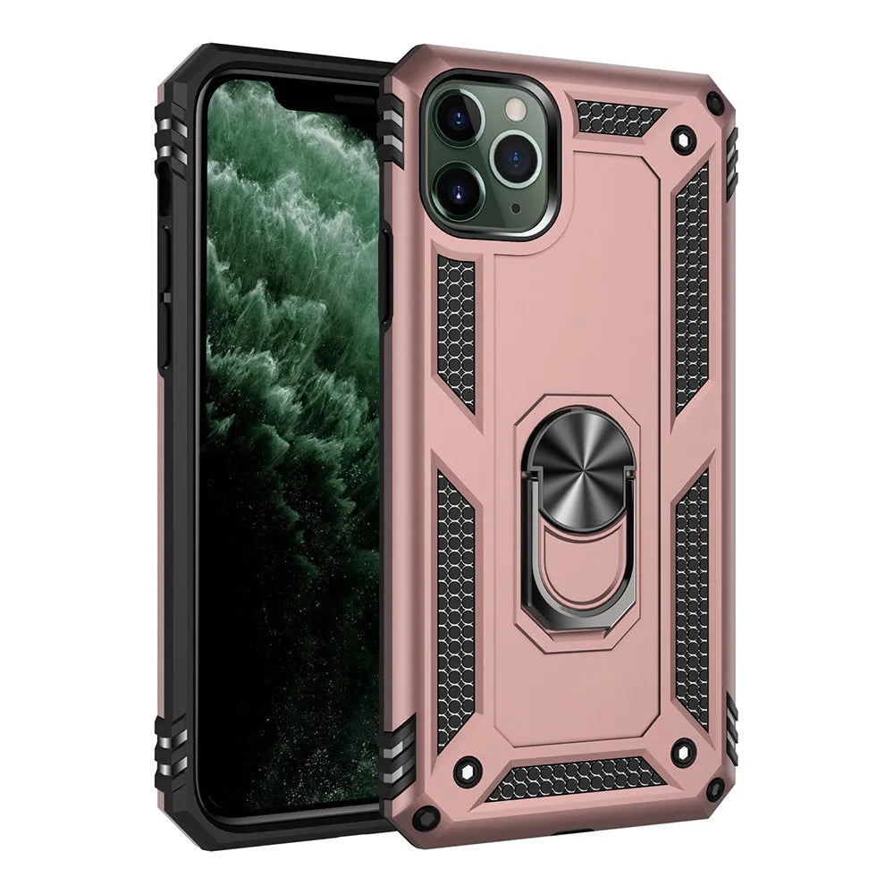 Compatible Apple iPhone anti drop TPU PC phone case in dark green for iPhone 12