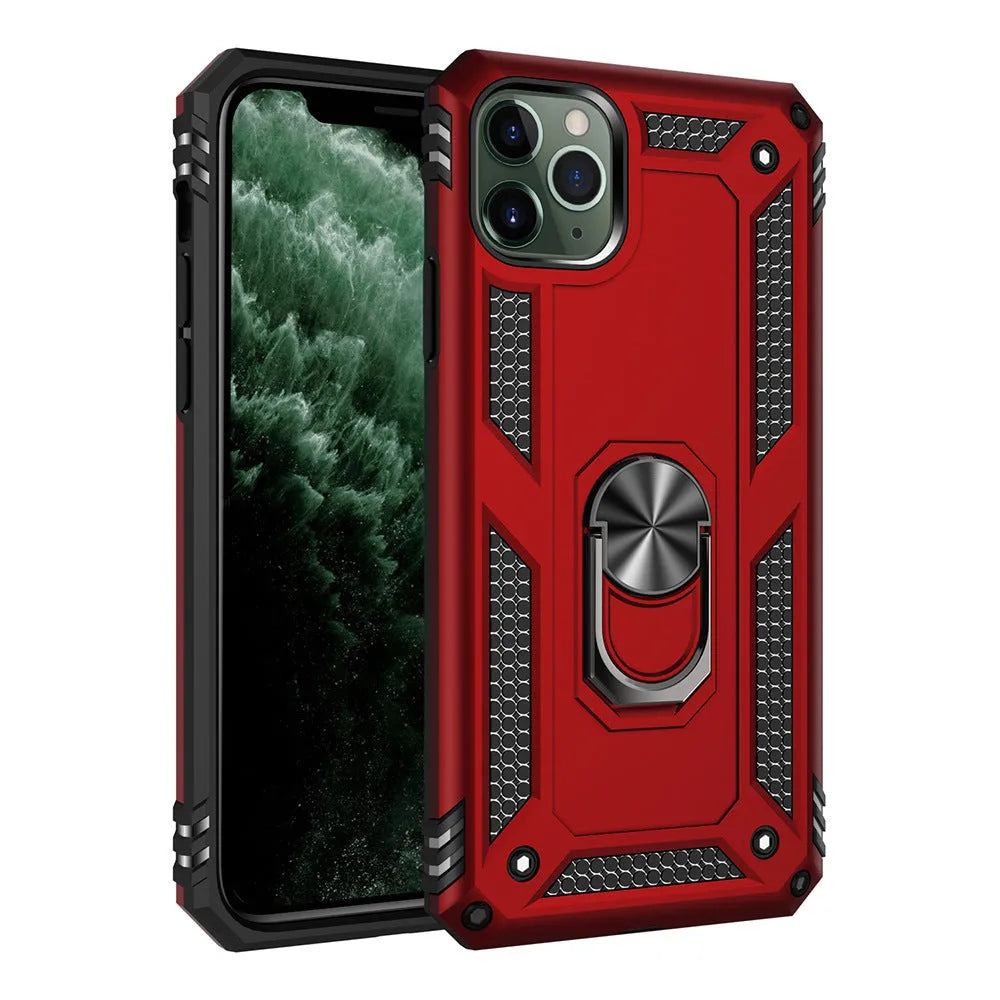 Compatible Apple iPhone anti drop TPU PC phone case in dark green for iPhone 12