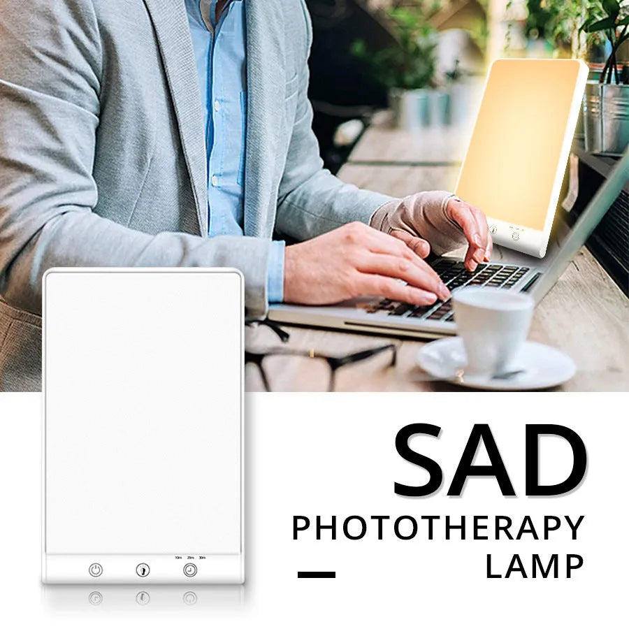 Cost-effective light therapy lamp with touch switch and USB interface in modern simple style
