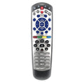 Black flat universal remote control for DISH Network TV satellite box model 20.1