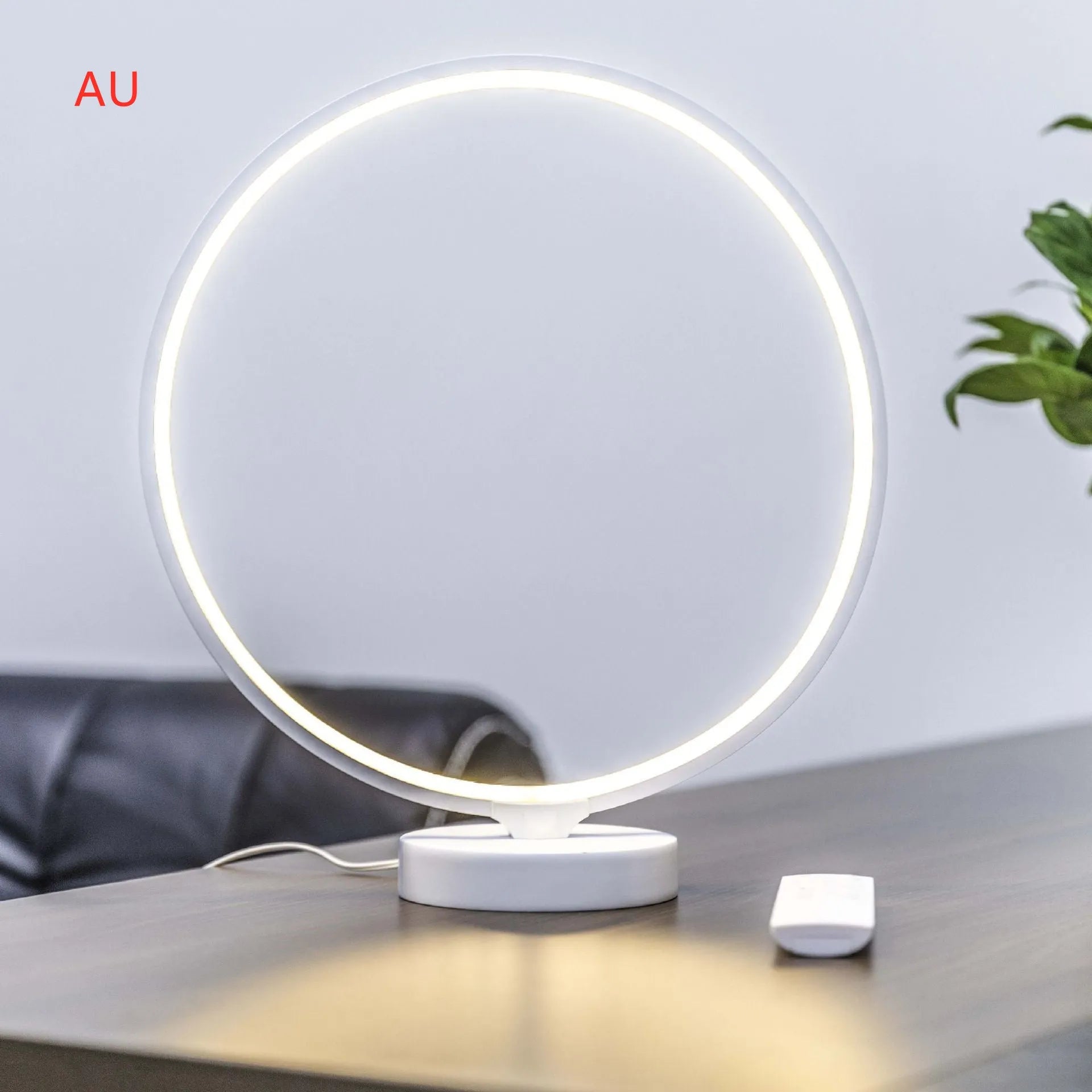 White Full Moon Lamp table lamp with remote control for adjustable mood lighting